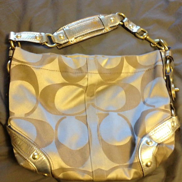 Gold Coach purse