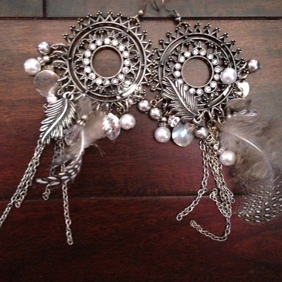 Dream catcher earrings