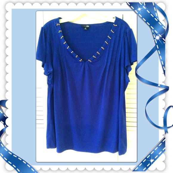 🌀🌀Royal Blue Blouse🌀🌀.REDUCED✂️✂️