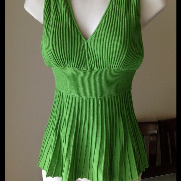 REDUCED! Green Open Back Top