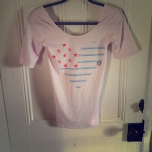Pacsun American heart shirt