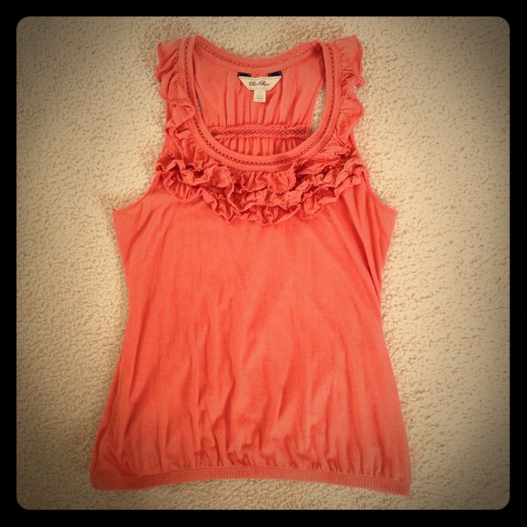Anthropologie Burnt Orange Tank