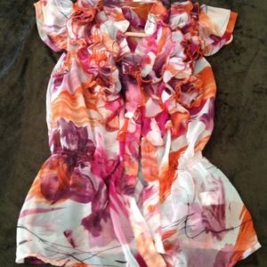 💗💛 SOLD gorgeous ruffle sheer top 💗💛