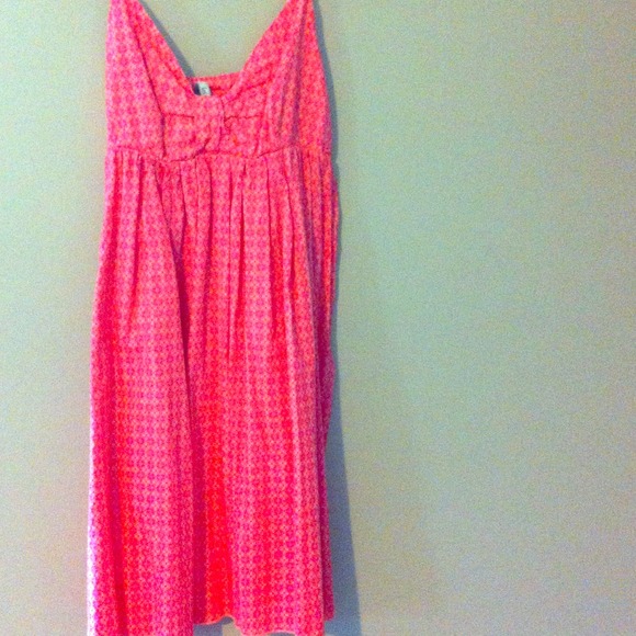 Pink flower dress