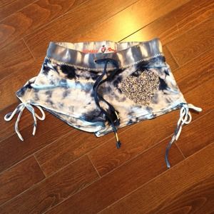 Twisted Heart Tie Dye shorts - Size S