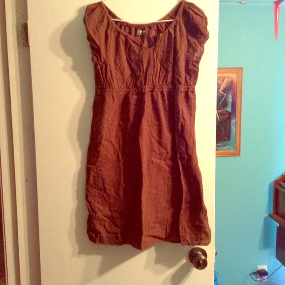 Brown dress/coverup szXL girls