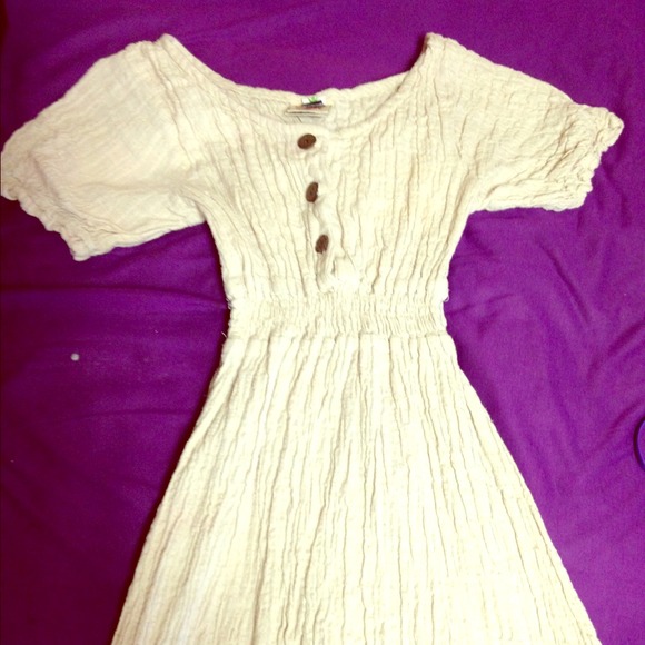 Peasant style Organic Hemp dress