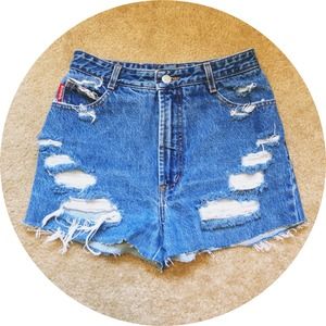 Distressed HW shorts