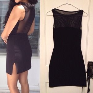 🚫sold🚫 Mesh black tight dress