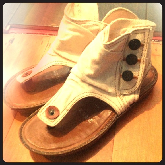 Tan with brown bottom shoes.