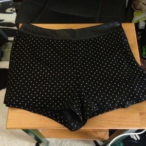 Studded High Waisted Shorts