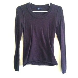 GAP deep purple, wool sweater!!!