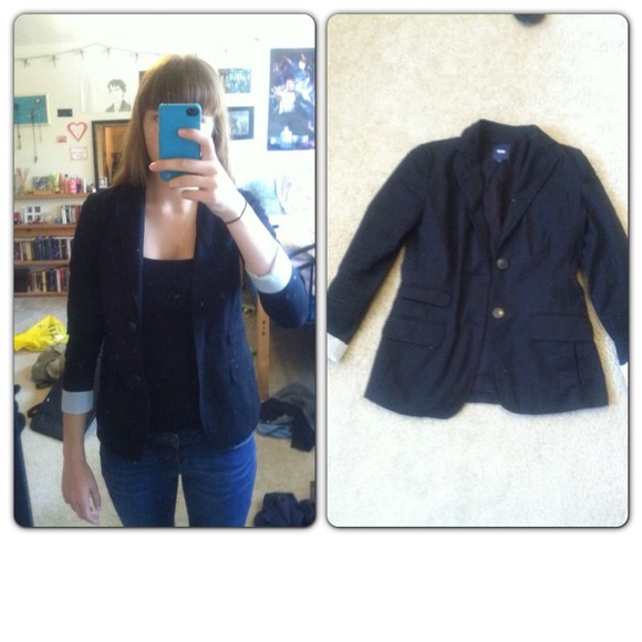 ~*REDUCED*~ Black blazer GAP