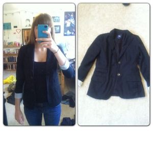 ~*REDUCED*~ Black blazer GAP