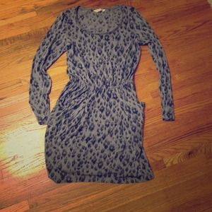 Rebecca Taylor S Leopard LS Dress