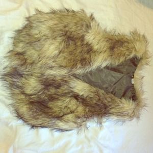 Posh faux fur vest