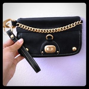 Black and Gold Juicy Couture Clutch