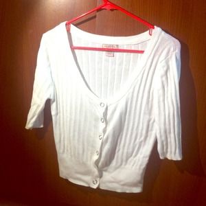 Pretty white cardigan