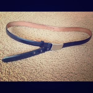 J.Crew Black Belt size M