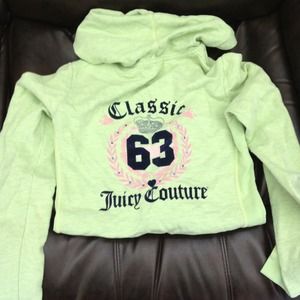 SOLD!!!! Juicy Couture green hoodie SOLD!!!