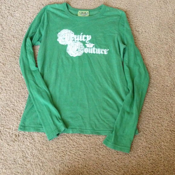 Juicy Couture Green Tee Size L