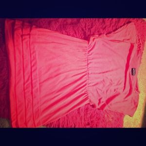 gorgeous pink sundress with a fitted waist! NWOT