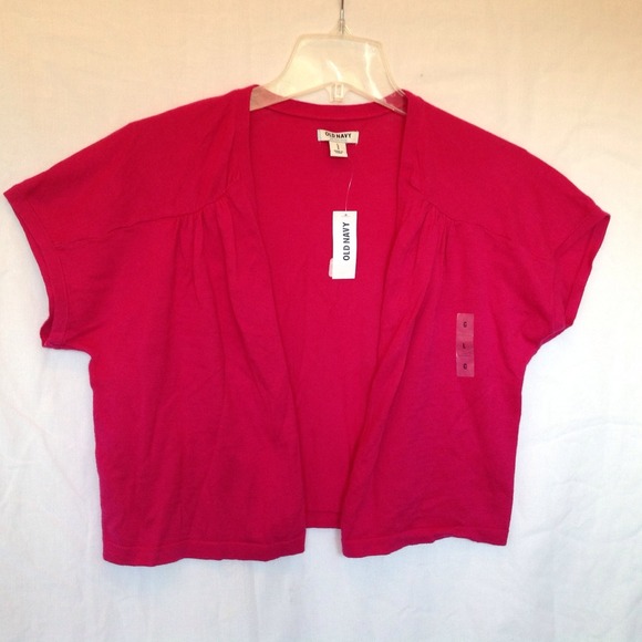 OLD NAVY Pink Knit Tank Top with Cardigan - Picture 4 of 4