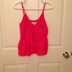 Reddish orange top