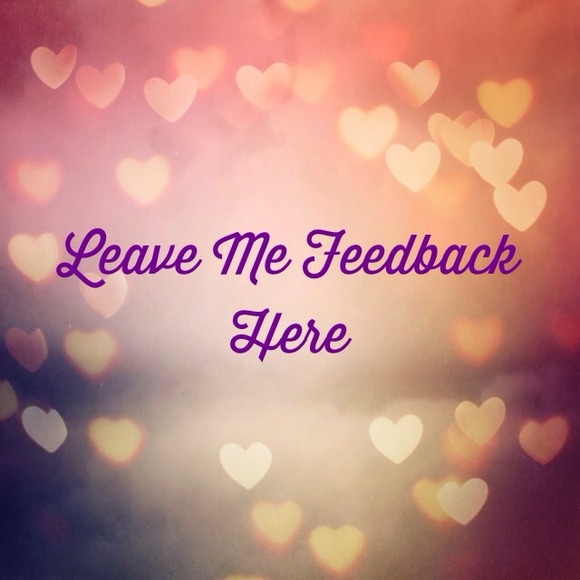 Leave Me Feedback Here