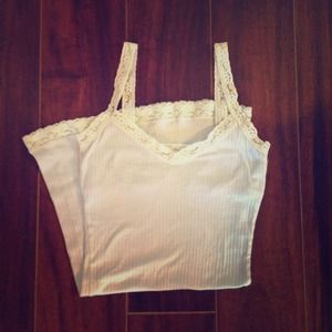 Baby Blue Lace Hollister Tank