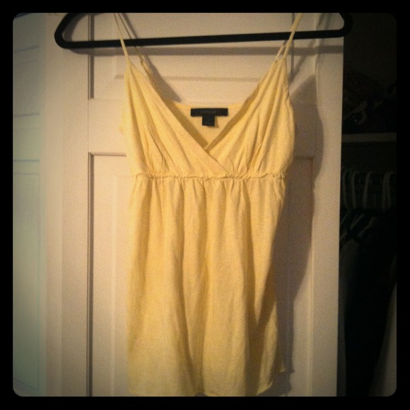 🔴Yellow baby doll tank