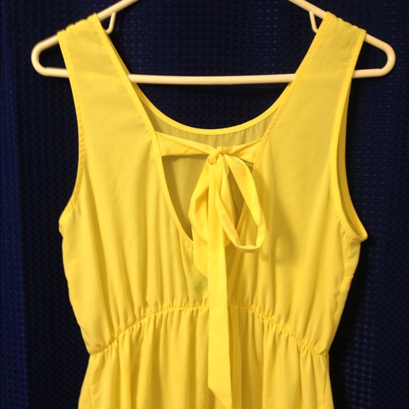 M/L Yellow Sundress with tie back