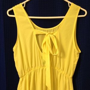 M/L Yellow Sundress with tie back