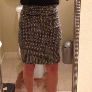 Black and white skirt