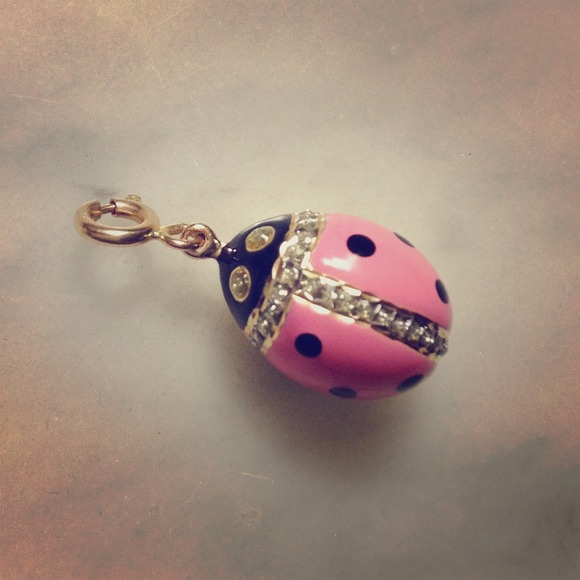 14k Lucky Pink Ladybug Charm/Pendant