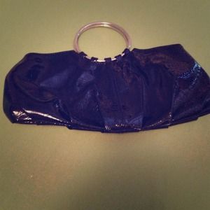 Black clutch/purse great for parties or dates!