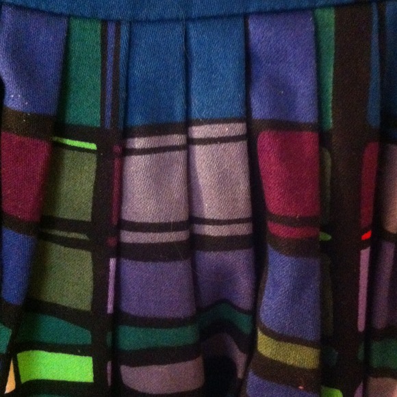 multicolor patterned dress - Picture 2 of 4