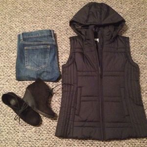 Black Puffy Vest