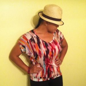 Express batwing top.