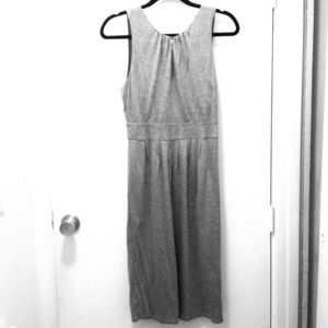 Calvin Klein Low Back Grey Jersey Dress