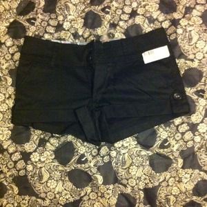 Black dress shorts