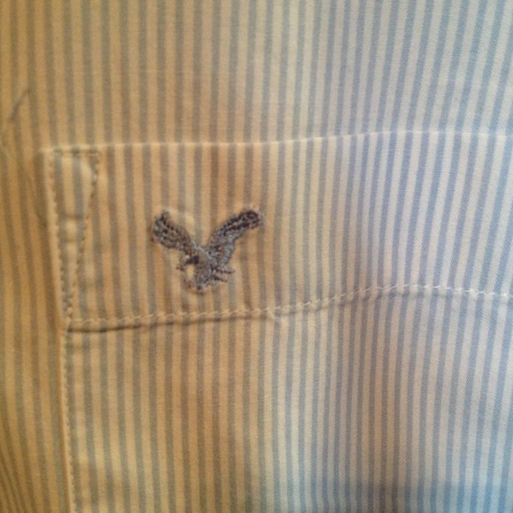 Light Blue Long Sleeve Button Up - Picture 2 of 3