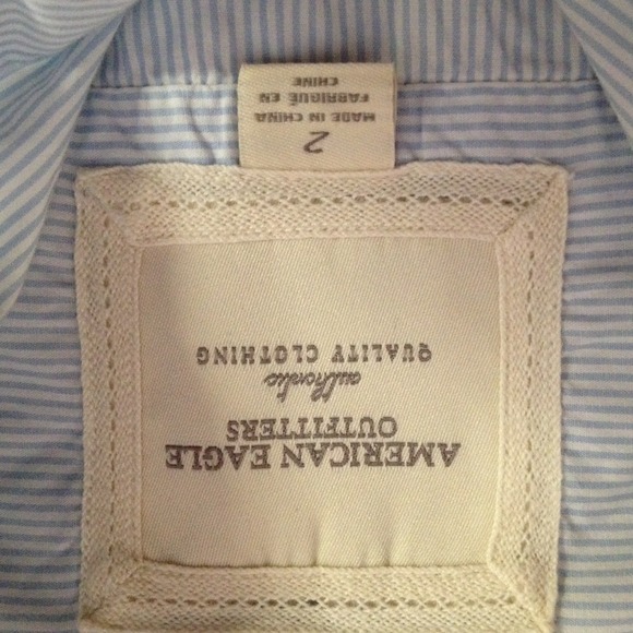 Light Blue Long Sleeve Button Up - Picture 3 of 3