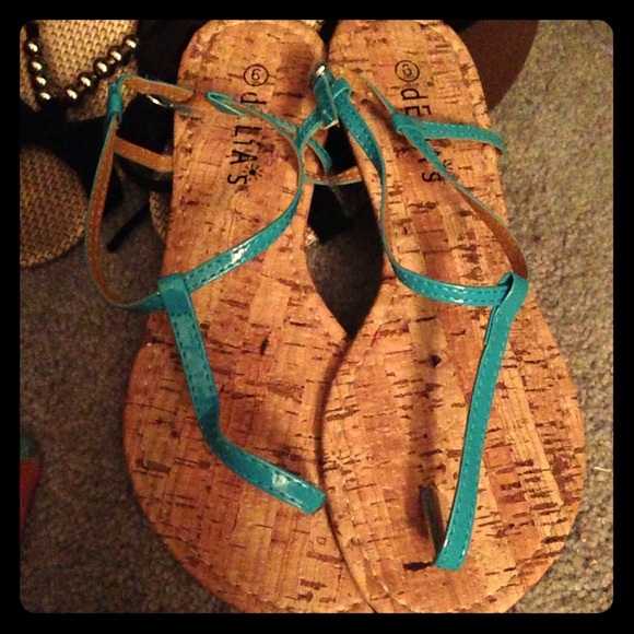 ❤️BUNDLE❤️Blue flip flops