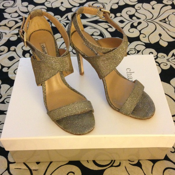 Charles David silver heels