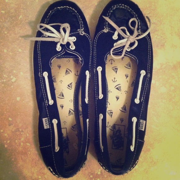 Navy blue Vans