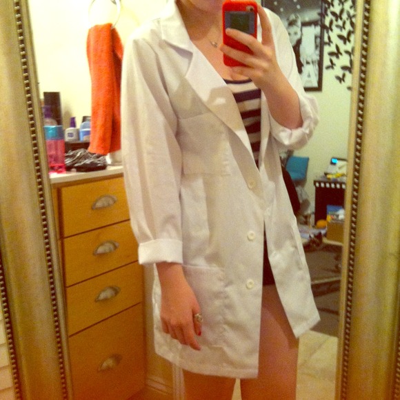 Stark white lab coat