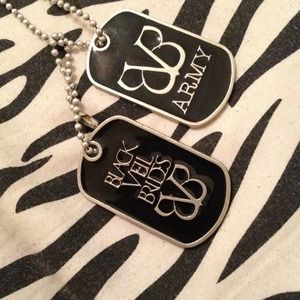 BVB army dog tag necklace