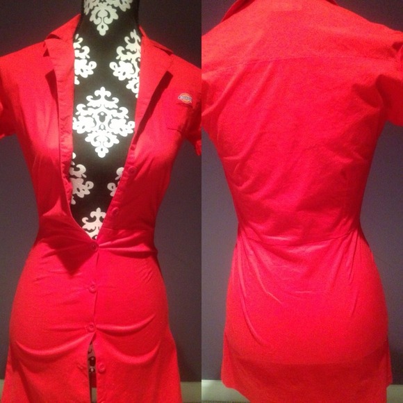 🚫SOLD🚫Skater Red Mini Dress - Picture 2 of 3