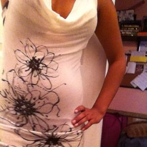 Fanshionable short thin dress